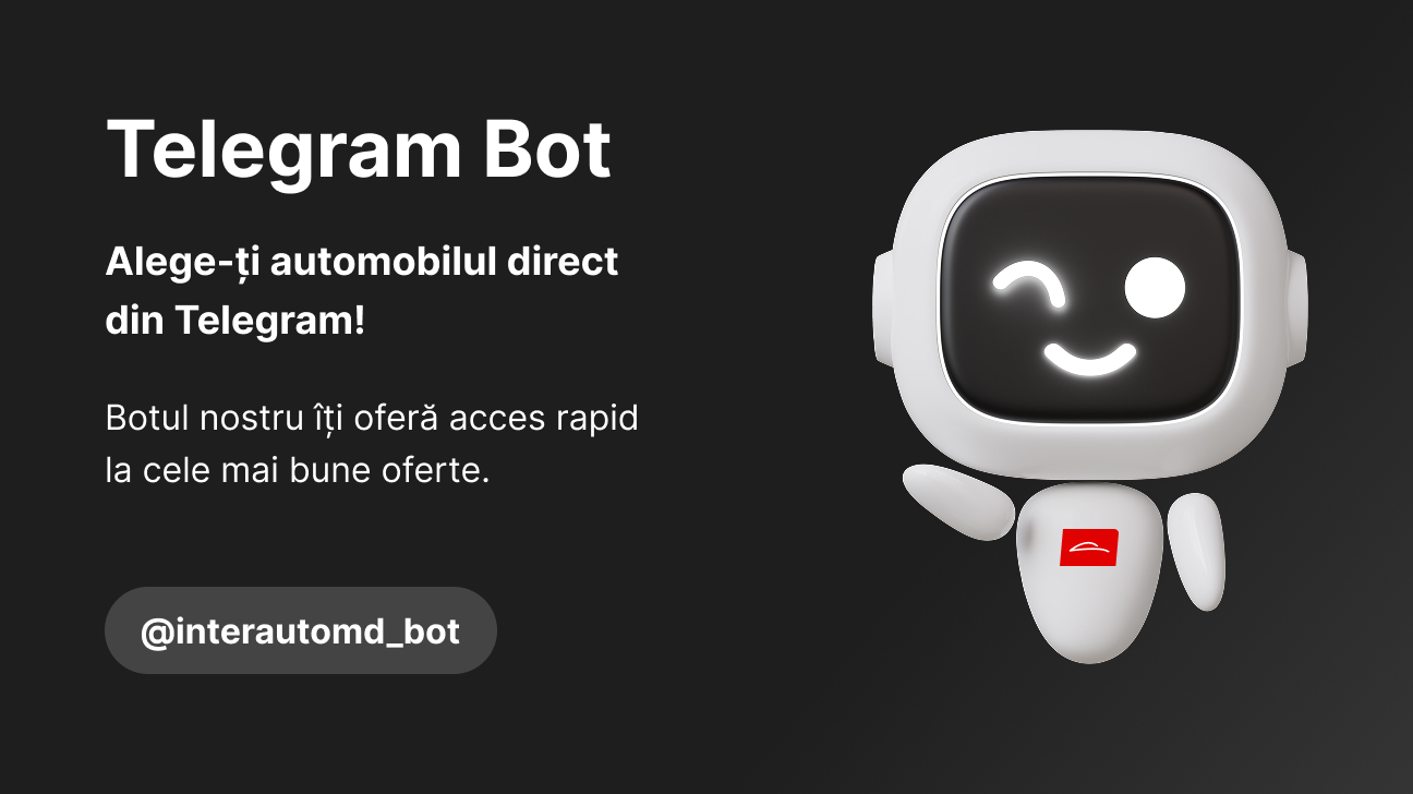 Alege-ți automobilul direct din Telegram cu ajutorul botului InterAuto!